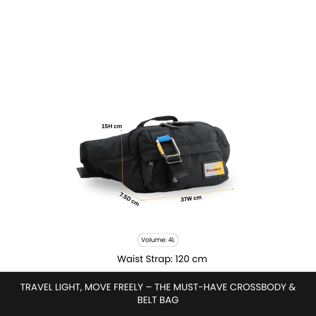 Bagsy_Discovery_Waist Bag_Icon Waist Bag 4L_D00716.06_Black