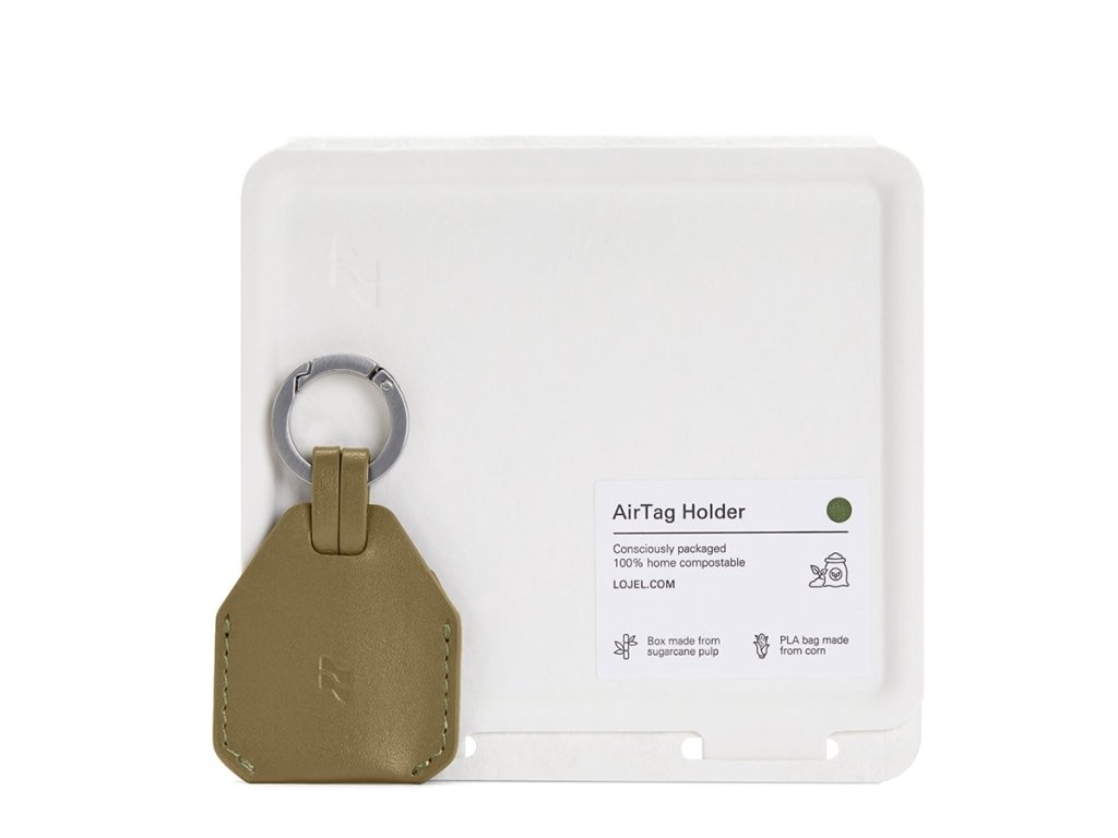 Bagsy_LOJEL_ILOJ 2_Iloj – AirTag Holder_EDC - AH - OLE - 01 - WCH - GL_Olive