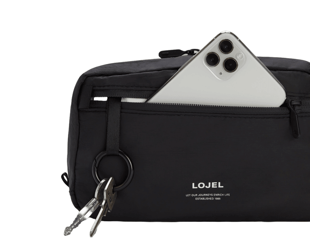 BAGSY_LOJEL_Slash Series_LOJEL Hip / Shoulder Pack_TA2-19223S30-TTI_Matte Black