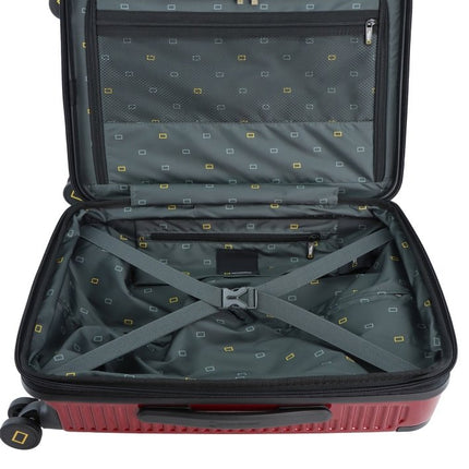 BAGSY_National Geographic_Luggage_Metallic - Hardcase PC Luggage_N223HA.49.122_Red
