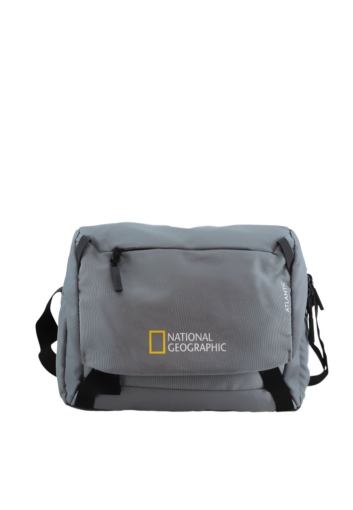 BAGSY_NATIONAL GEOGRAPHIC_Messenger Bag_National Geographic Atlantic Messenger Bag_N21634.22_Grey