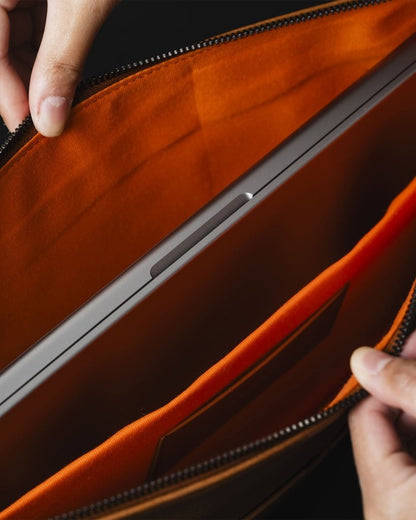BAGSY_Ryokō_Bags_Kyoto Folio | Tan_BAG - KYF - TN - 003_