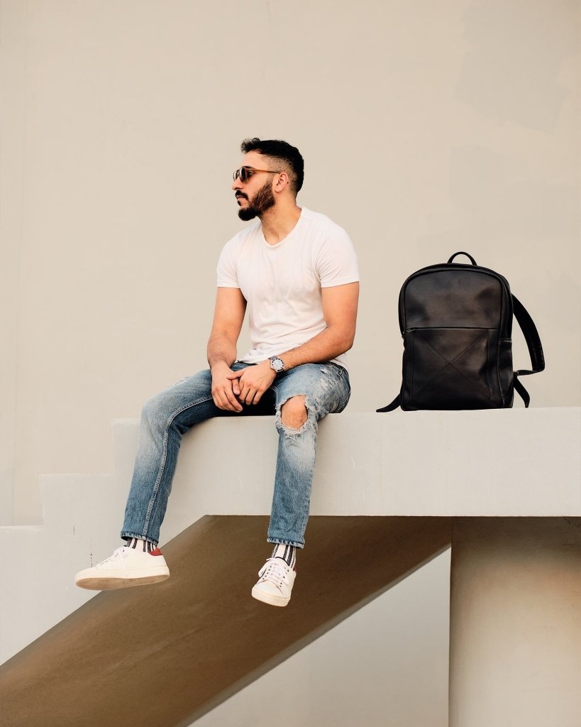 BAGSY_Ryokō_Bags_Madison Backpack | Black_BAG - MDB - BL - 001_