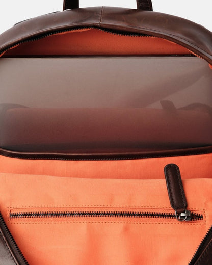 BAGSY_Ryokō_Bags_Madison Backpack | Vintage Brown_BAG - MDB - VBR - 003_