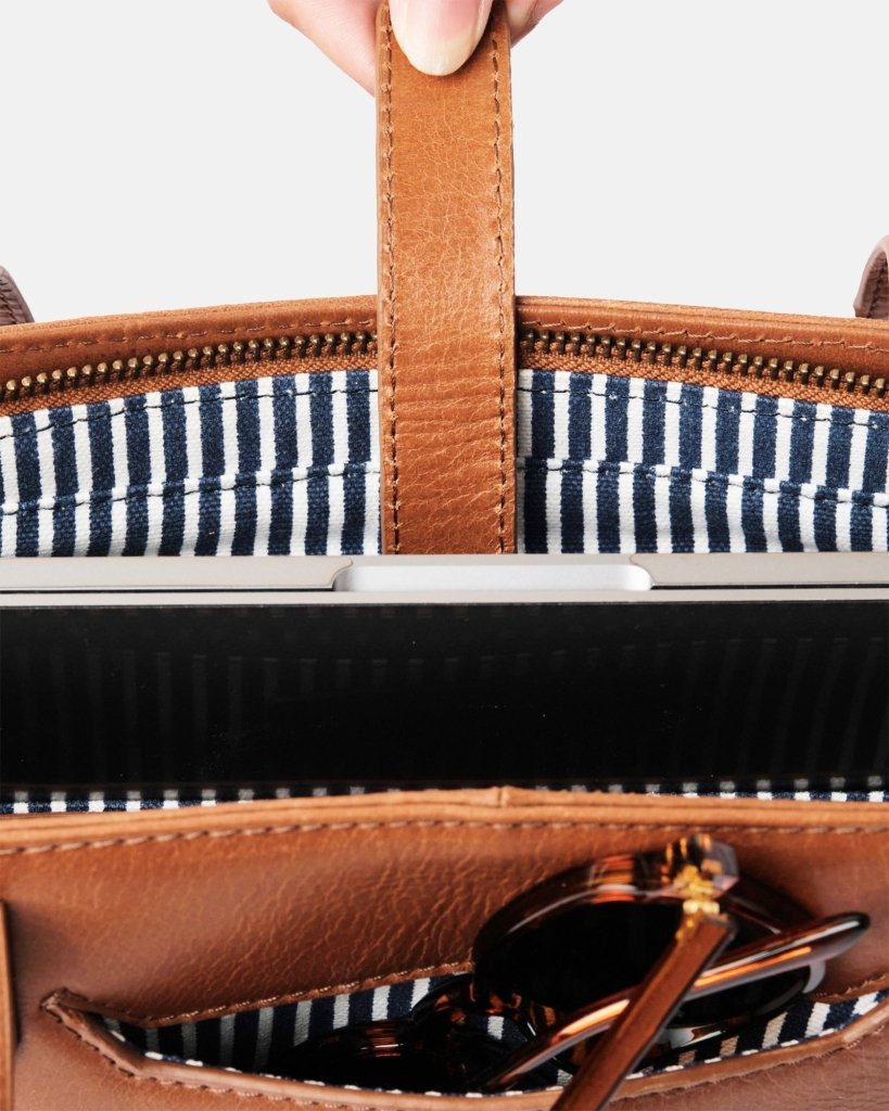 BAGSY_Ryokō_Bags_Seoul Work Tote | Tan_BAG - SWT - TN - 004_