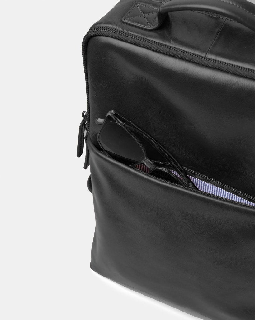 BAGSY_Ryokō_Bags_Soho Urbanist Slim Backpack | Black_BAG - SUB - BL - 001_