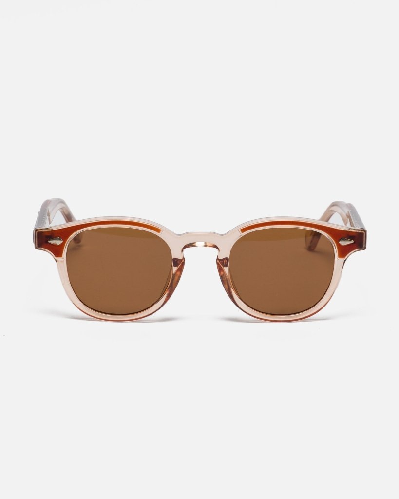 BAGSY_Ryokō_Sunglasses_IconicGaze - Clear/Brown_S 5456 C5_