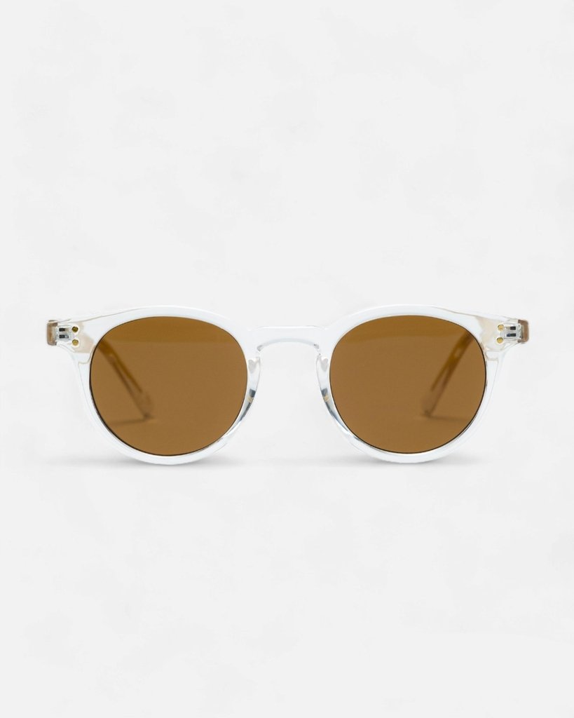 BAGSY_Ryokō_Sunglasses_SunsetSeeker - Clear/Gold_S 5206 C8_